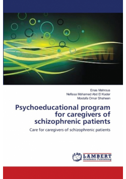 Psychoeducational program for caregivers of schizophrenic patients