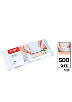 Glina modelarska 500g biała