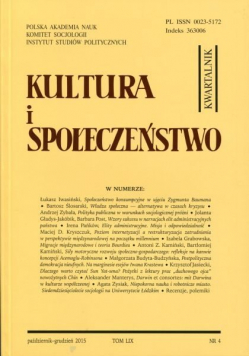Kultura i społeczeństwo nr 4