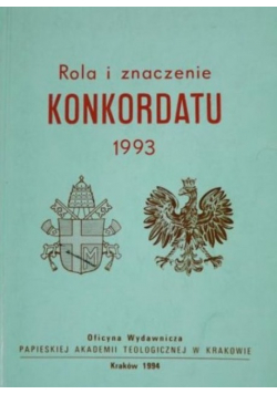 Rola i znaczenie konkordatu 1993