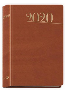 Terminarz 2020 B7 Standard brązowy