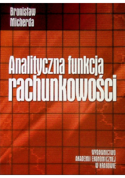 Analityczna funkcja rachunkowości