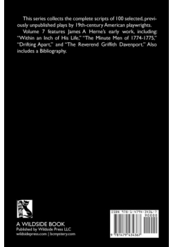 America's Lost Plays VII