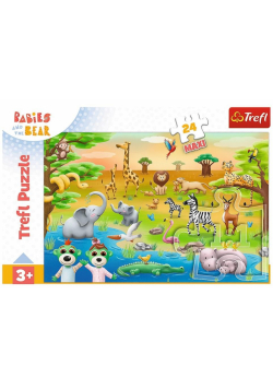 Puzzle 24 Maxi Bobaski i zwierzęta 14373