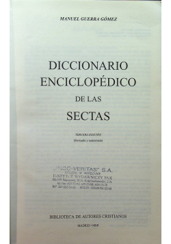 Diccionario Enciclopedico de las Sectas
