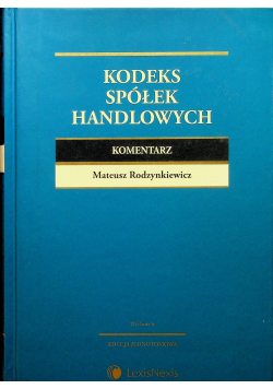 Kodeks spółek handlowych Komentarz