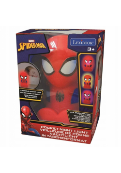 Lampka nocna 3D Spider Man Lexibook NLJ01SP