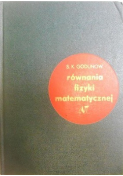 Równania fizyki matematycznej