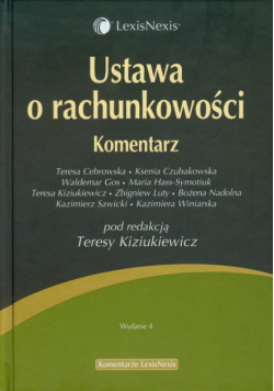 Ustawa o rachunkowości Komentarz