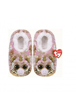 Ty Fashion Fantasia - Cekinowe Kapcie Jednorożec L