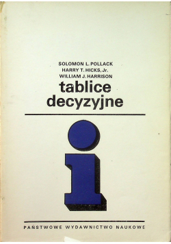 Tablice decyzyjne