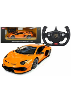 Lamborghini Aventador Rastar RC 1:14 pomarańczowy