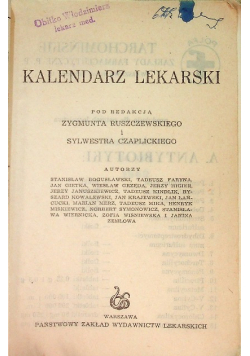 Kalendarz lekarski