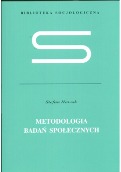 Metodologia badań społecznych /w.2-2d./