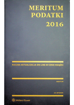 Meritum Podatki 2016