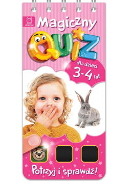 Magiczny quiz dla dzieci 3-4 lata Różowy