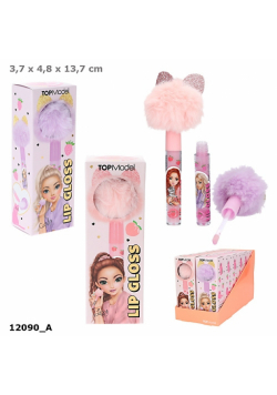 Błyszczyk Top Model z pluszowym topem BEAUTY&ME 1szt.mix 12090A