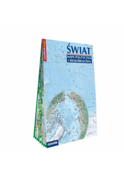Świat mapa XXL polityczna i krajobrazowa