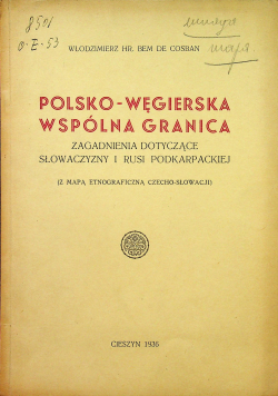 Polsko-węgierska wspólna granica 1936 r.
