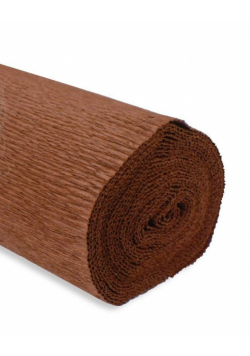 Krepina 50x250cm 180g brązowa ciemna