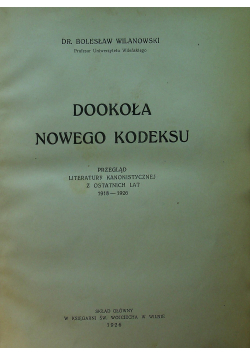 Dookoła nowego kodeksu 1926 r