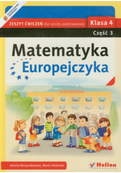 Matematyka Europejczyka 4 Zeszyt ćwiczeń część 3