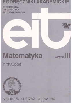 Matematyka część III Podręczniki akademickie