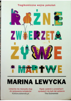 Różne zwierzęta żywe i martwe