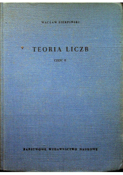 Teoria liczb część 2