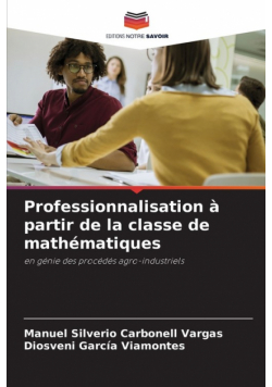 Professionnalisation à partir de la classe de mathématiques