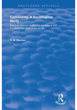 Community, A Sociological Study