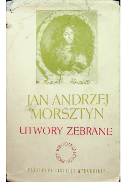 Jan Andrzej Morsztyn Utwory zebrane