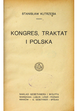 Kongres traktat i Polska