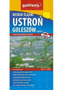 Mapa - Beskid Ślącki: Ustroń, Goleszów i okolice