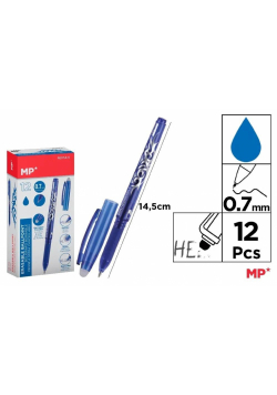 Długopis ścieralny 0,7mm niebieski (12szt)