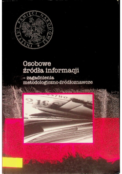 Osobowe źródła informacji