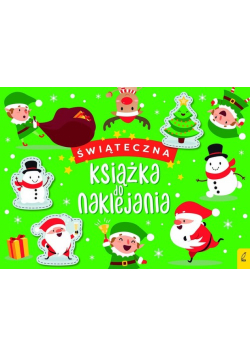 Świąteczna książka do naklejania