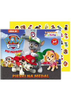 Psi Patrol Zabawa w kolory Pieski na medal