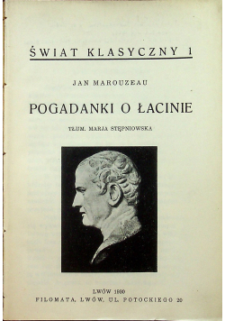 Pogadanki o Łacinie 1930 r.