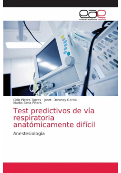 Test predictivos de vía respiratoria anatómicamente difícil