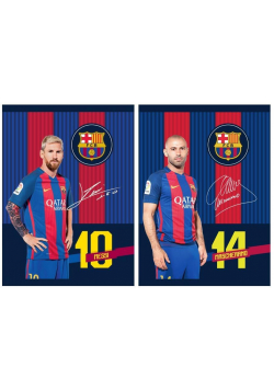 Zeszyt A5/60k kratka FC Barcelona 5 ASTRA