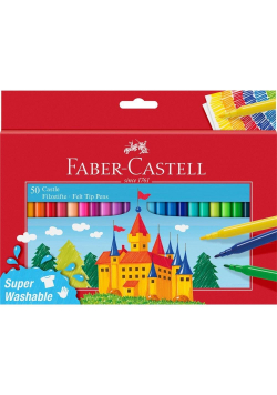 Flamastry Zamek 50 kol. FABER CASTELL