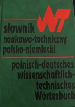 Słownik naukowo techniczny polsko niemiecki