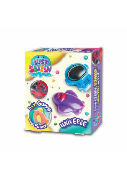 Zestaw kreatywny Strigo Just Squish stwórz swoje żelowe figurki Kosmos