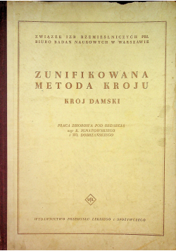 Zunifikowana Metoda Kroju Krój damski