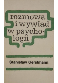Rozmowa i wywiad w psychologii