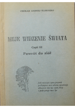 Moje widzenie świata część III