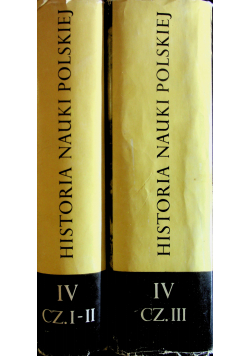 Historia nauki polskiej 2 tomy