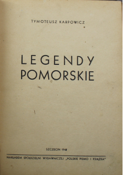 Legendy Pomorskie 1948 r