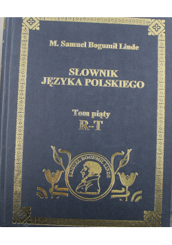 Słownik Języka Polskiego Tom 5 reprint z  1859 r.